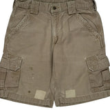 Carhartt Cargo Shorts - 30W 10L Khaki Cotton