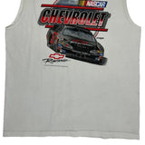 Chevrolet Racing Nascar Tank Top - Large White Cotton