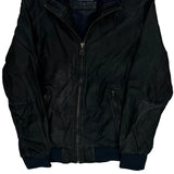 Tommy Hilfiger Leather Jacket - Medium Black Leather