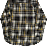 Carhartt Checked Flannel Shirt - Large Black Cotton