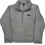 Patagonia 1/4 Zip - Large Gray Polyester