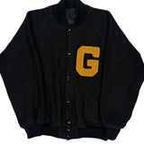 Letter G Unbranded College Varsity Jacket - XL Black Wool