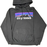 Patagonia Graphic Hoodie - Medium Black Cotton