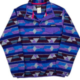 Snap T Patagonia Geometric Synchilla Fleece 1/4 Zip - Medium Multicoloured Polyester