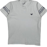 Ea7 Emporio Armani T-Shirt - Medium White Cotton