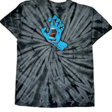 Speed Wheels Santa Cruz Tie-Dye T-Shirt - Large Gray Cotton