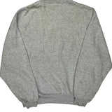 Fishing Jerzees Graphic Sweatshirt - 2XL Grey Cotton Blend