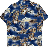 Hilo Hattie Floral Hawaiian Shirt - Large Multicoloured Cotton