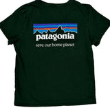 Save Our Home Planet Patagonia Graphic T-Shirt - Medium Green Cotton