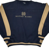 Notre Dame Midwest College Sweatshirt - XL Navy Polyester Blend