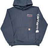 Browning Chapman Carhartt Hoodie - Large Navy Cotton