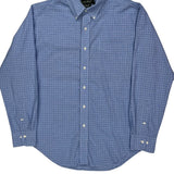 Ralph Lauren Checked Shirt - Large Blue Cotton