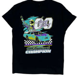 1991 National Champion Unbranded Single Stitch T-Shirt - Medium Black Cotton