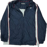 Nike Striped Windbreaker - XL Red Polyester