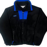 Made In USA Columbia Fleece Jacket - Large Black Polyester