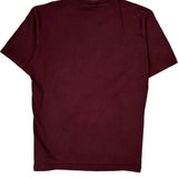 Carhartt T-Shirt - Small Burgundy Cotton