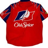 Dennit Racing Nascar Short Sleeve Shirt - XL Blue Polyester