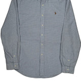 Ralph Lauren Checked Shirt - Medium Blue Cotton