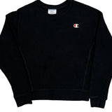 Reverse Weave Champion Sweatshirt - Small Black Cotton