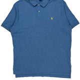 Polo By Ralph Lauren Polo Shirt - Large Blue Cotton