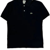 Lacoste Polo Shirt - Medium Black Cotton