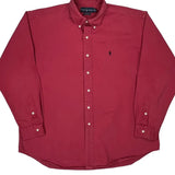 Blake Ralph Lauren Shirt - XL Red Cotton