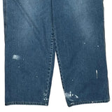 Silver Tab Levis Wide Leg Carpenter Jeans - 38W 34L Blue Cotton