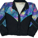Reebok Windbreaker - Large Multicoloured Nylon