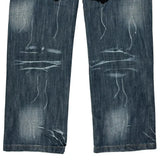 Kosmo Lupo Hip Hop Jeans - 32W 32L Blue Cotton