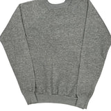 Blank Unbranded Sweatshirt - Medium Grey Cotton Blend
