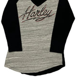 Baton Rouge Harley-Davidson Harley Davidson Long Sleeve T-Shirt - Small Black Cotton