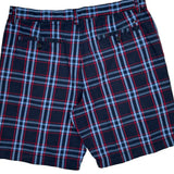 Tommy Hilfiger Checked Chino Shorts - 36W 10L Blue Cotton