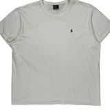 Polo By Ralph Lauren T-Shirt - XL White Cotton