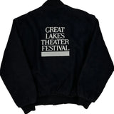 Holloway College Varsity Jacket - Medium Black Wool Blend