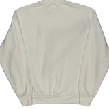 Fruit Of The Loom Sweatshirt - Medium Cream Cotton Blend
