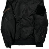 Cqr Bomber Jacket - Small Black Polyester