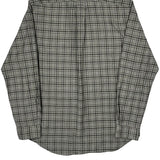Ralph Lauren Checked Shirt - Large Grey Cotton