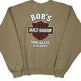 Bob'S Harley-Davidson Harley Davidson Graphic Sweatshirt - 2XL Beige Cotton Blend