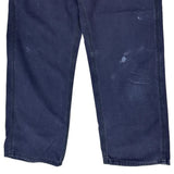 Carhartt Carpenter Trousers - 33W 32L Navy Cotton Blend