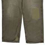 Carhartt Double Knee Carpenter Pants - 36W 32L Gray Cotton