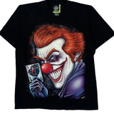 Joker Glow In The Dark Rock Eagle Single Stitch T-Shirt - Large Black Cotton