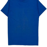 Single Stitch University Of Kansas Screen Stars College T-Shirt - Medium Blue Cotton Blend