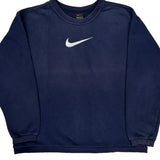 Nike Sweatshirt - Large Navy Cotton