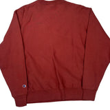 Reverse Weave Champion Sweatshirt - Large Red Cotton Blend