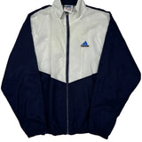 Adidas Track Jacket - Large Navy Nylon