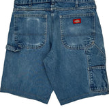 Dickies Denim Shorts - 34W 9L Blue Cotton