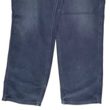 Carhartt Double Knee Carpenter Trousers - 36W 32L Blue Cotton Blend