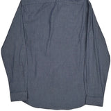 Tommy Hilfiger Slim Fit Shirt - Large Blue Cotton