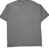 Reebok T-Shirt - Large Grey Cotton Blend
