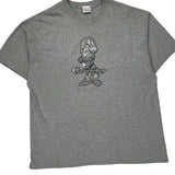 Made In USA Disney Cartoon T-Shirt - 2XL Gray Cotton